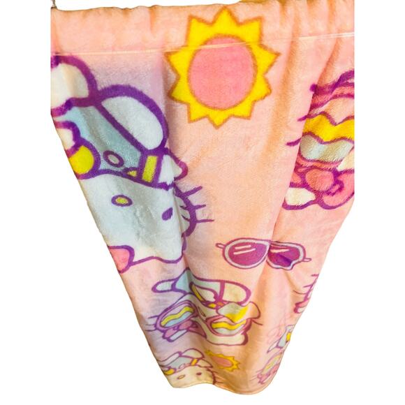 Hello kitty adorable ice cream  sunglasses throw 50 by 70 - Picture 3 of 6